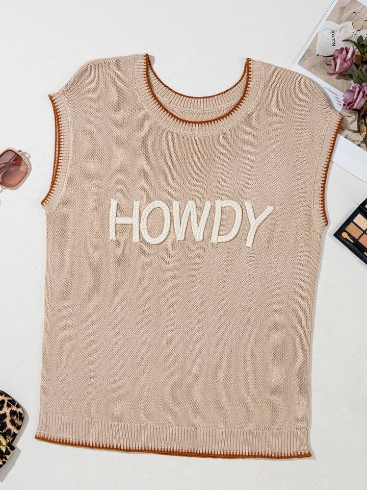 Preorder: Western Howdy Embroidered Sweater