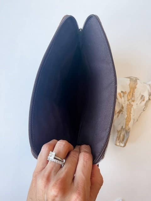 Cowhide Accessory Bag Pouch Genuine Hair-On Hide Makeup Bag