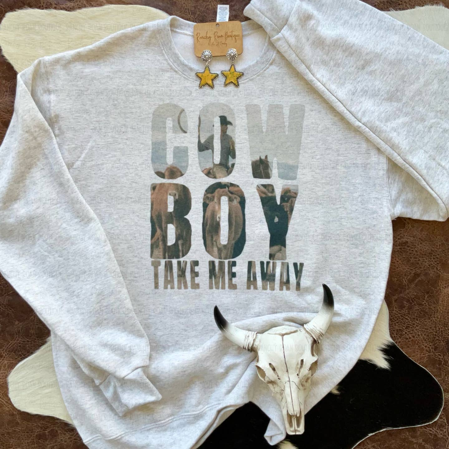 Preorder: Cowboy Take Me Away Sweatshirt