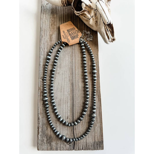 Preorder: Western 2 Layer Navajo Style Pearl Necklace