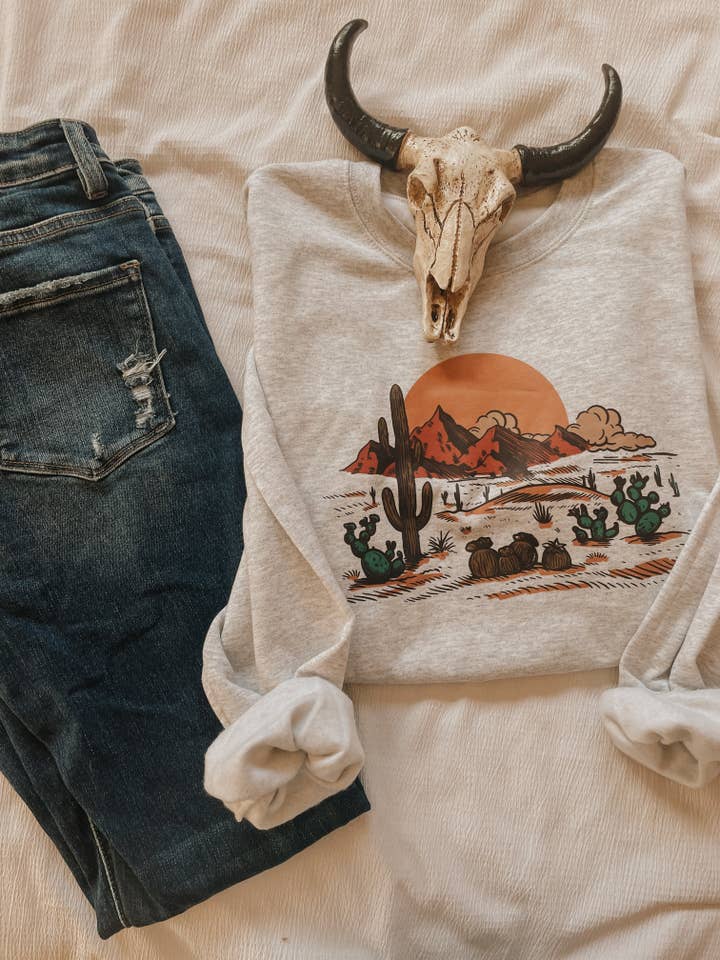 Desert Western Crewneck