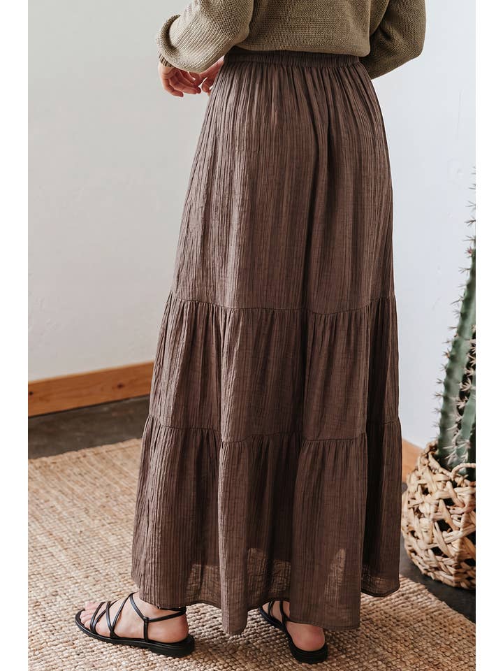 Preorder: Tiered Lace Waistband Skirt