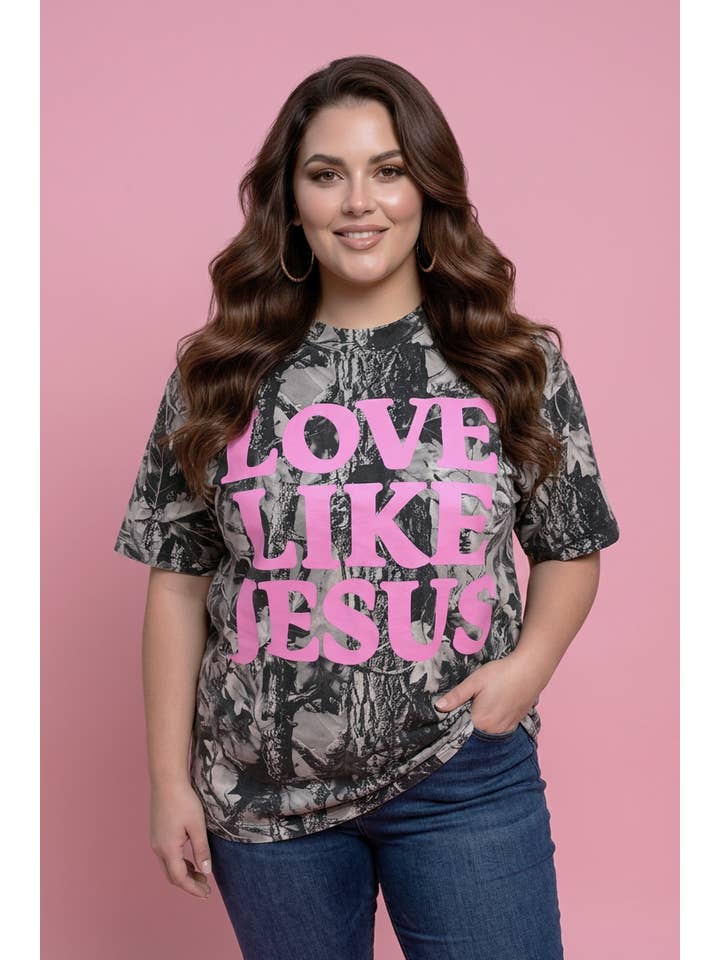 Preorder: Plus Love Like Jesus Tee