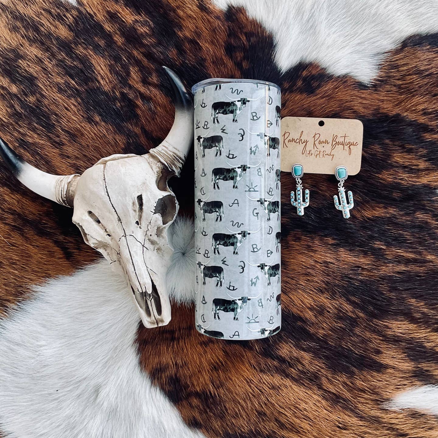 Preorder: Cattle Brand 20oz Skinny Tumbler