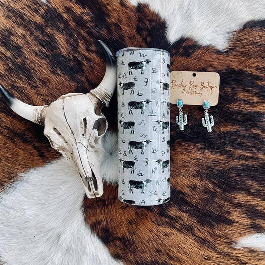 Preorder: Cattle Brand 20oz Skinny Tumbler
