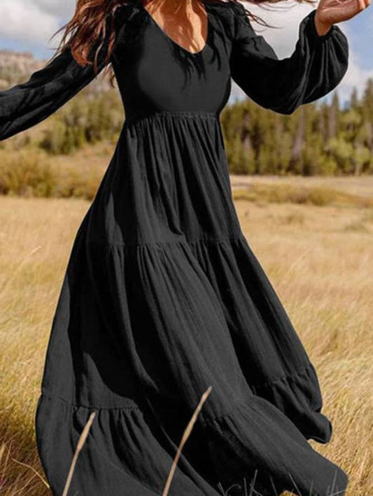 PREORDER Puff Sleeve Maxi Dress
