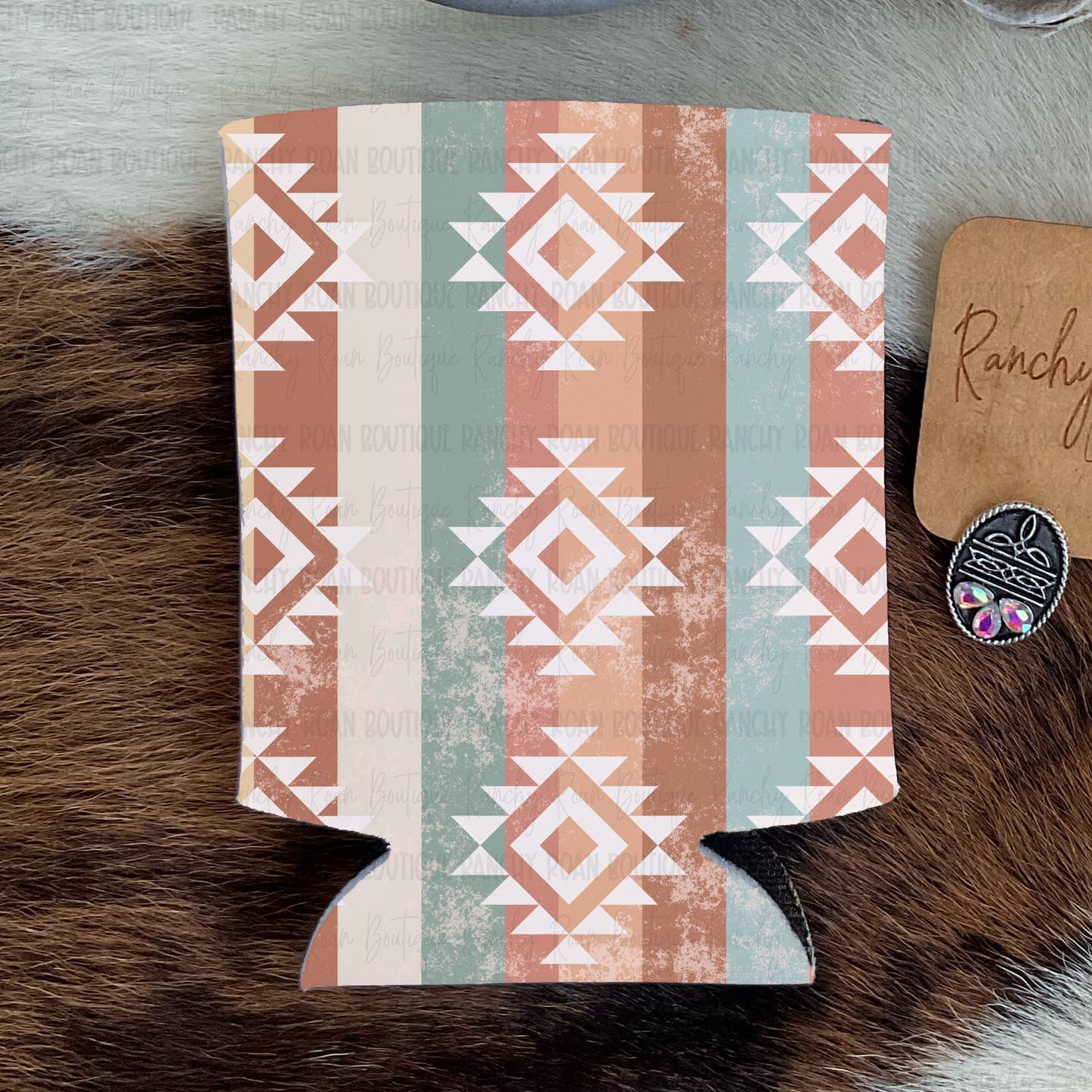 Preorder: Boho Desert Western Aztec Koozie