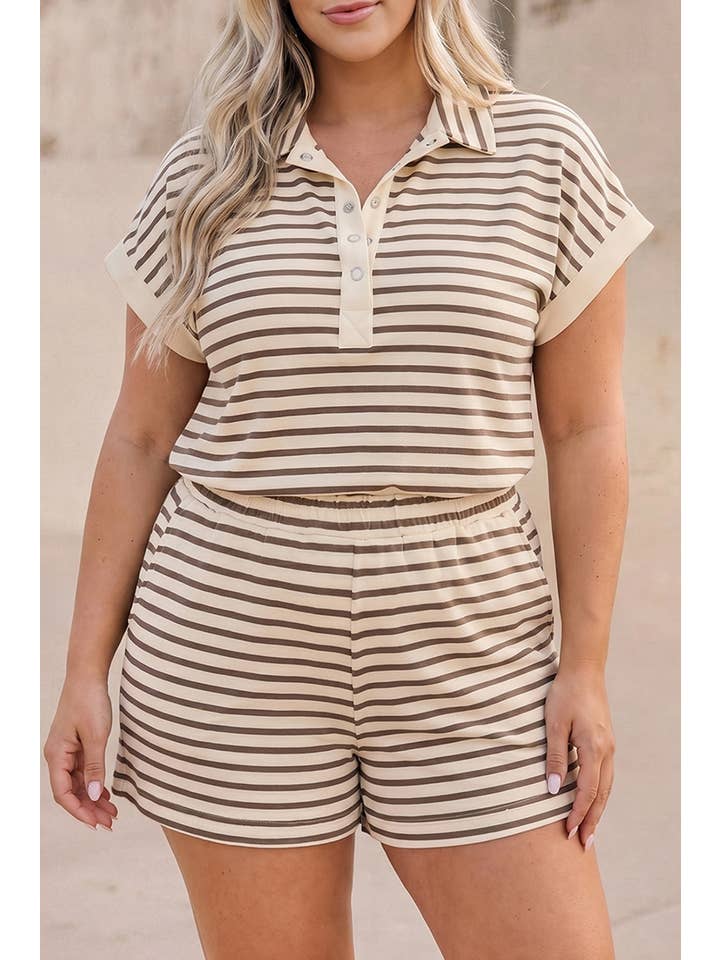 Preorder: Plus Lounge Set Striped