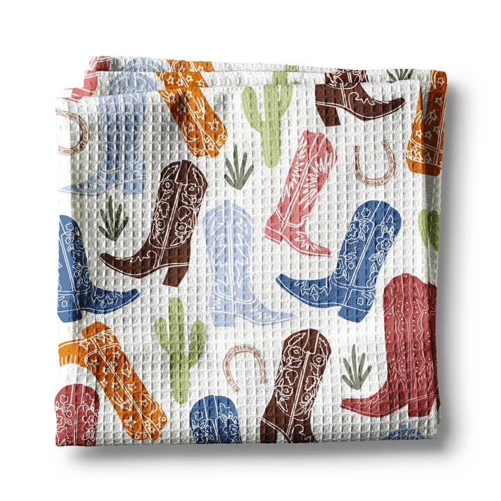 Western Waffle Kitchen Towels