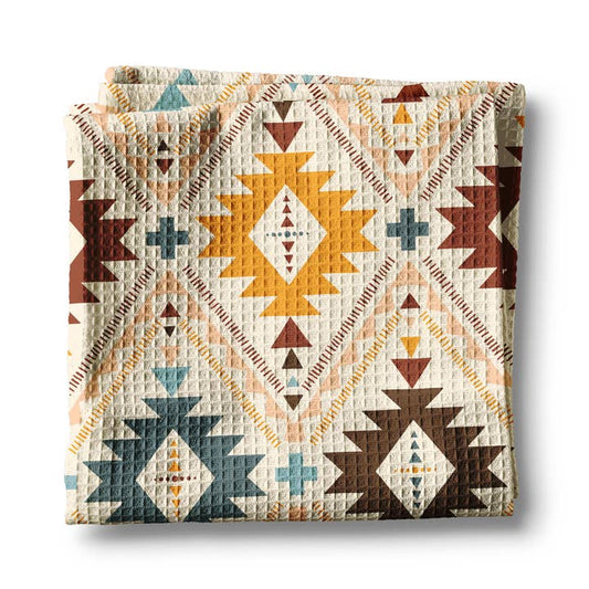 Aztec Waffle Kitchen Towels