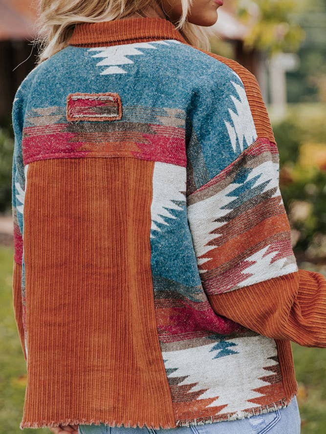 PREORDER Patchwork Corduroy Jacket