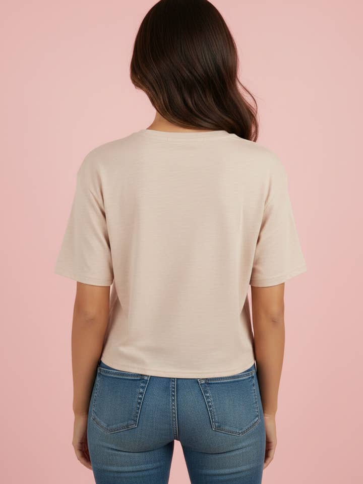 Preorder: Western Lace Beaded Horse Shoe Tee