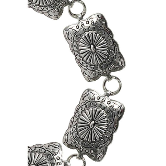 PREORDER Western Metal Concho Chain Belt Rectangle