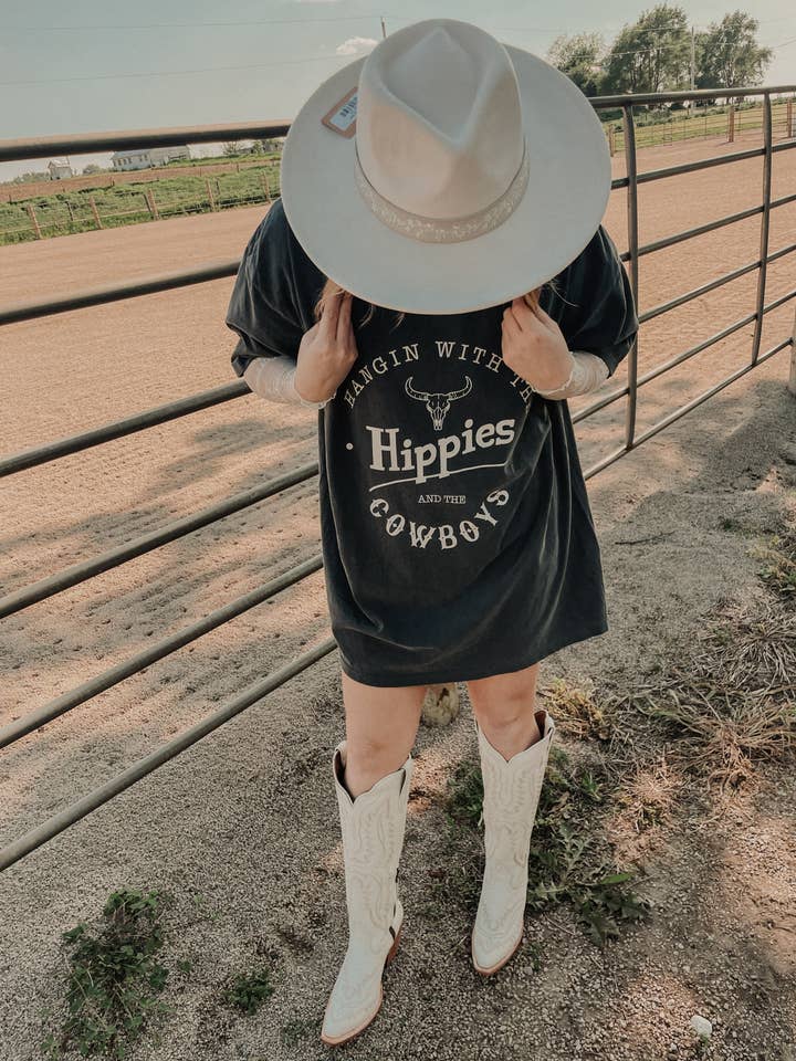 Hippies and Cowboys Tee