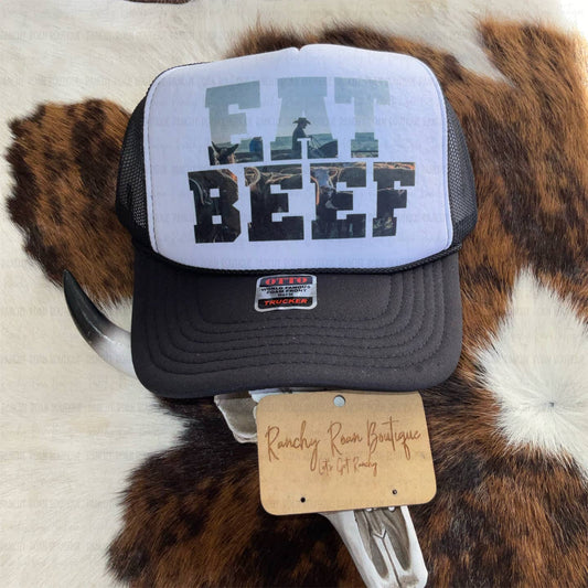 Preorder: Eat Beef Western Trucker Hat