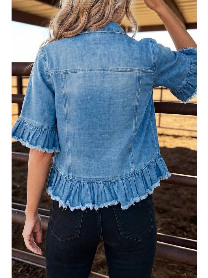 Preorder: Western Denim Jacket