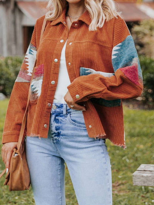 PREORDER Patchwork Corduroy Jacket