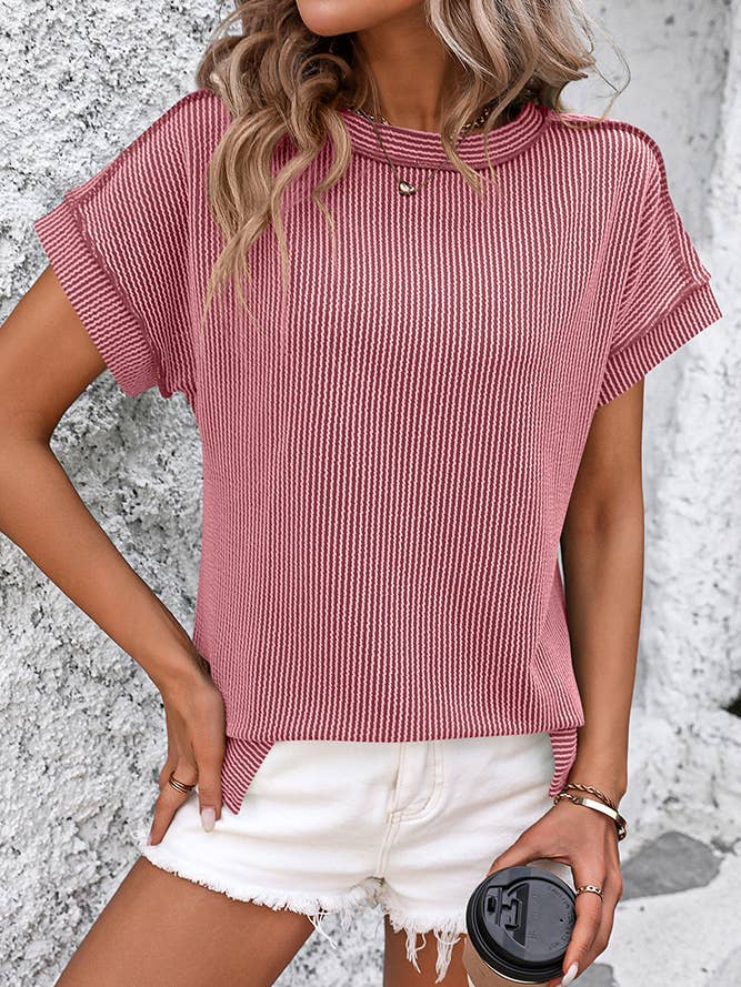 PREORDER Ribbed Knitting Top