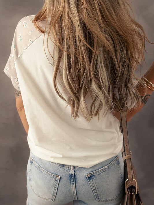 Preorder: Floral Sleeve Blouse