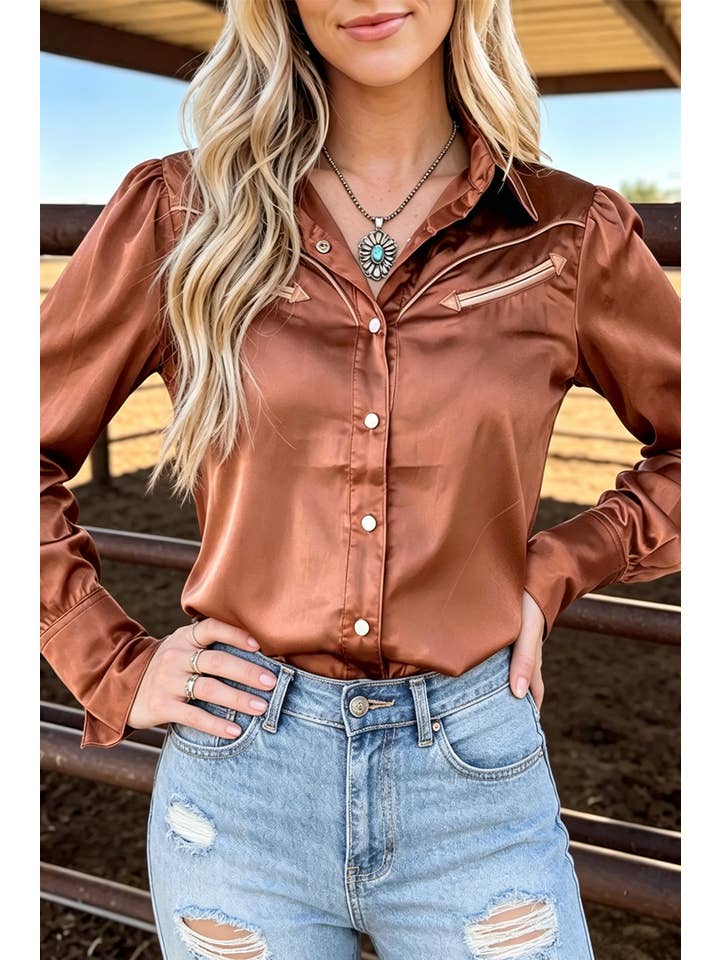 Preorder: Western Pearl Snap Shirt