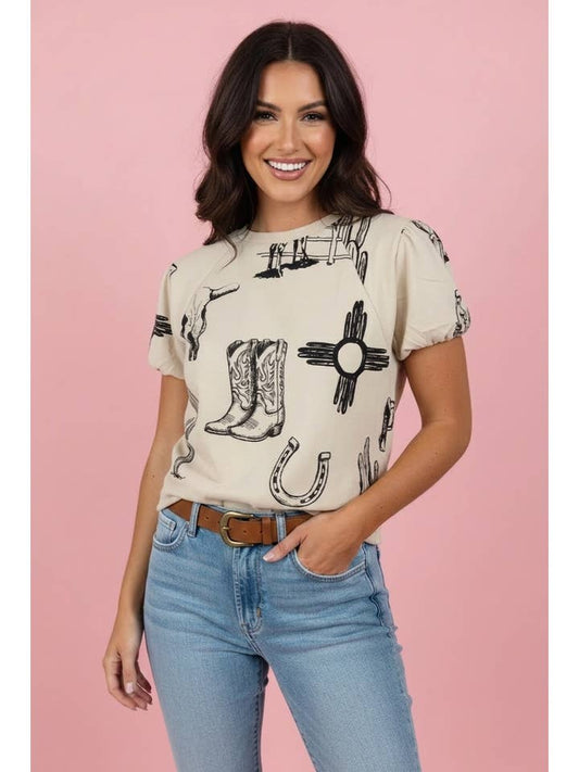Preorder: Western Short Sleeve Tee