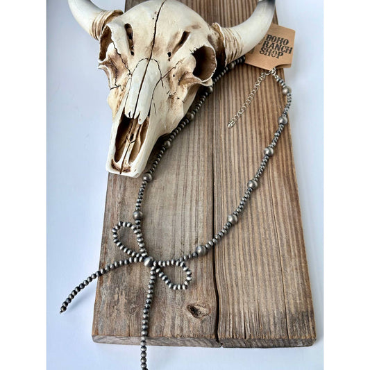 Preorder: Western Navajo Pearl Bow Necklace