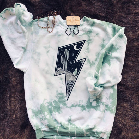 Preorder: Desert Lightening Bolt Sweatshirt