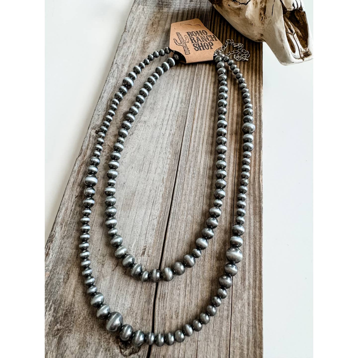 Preorder: Western 2 Layer Navajo Style Pearl Necklace