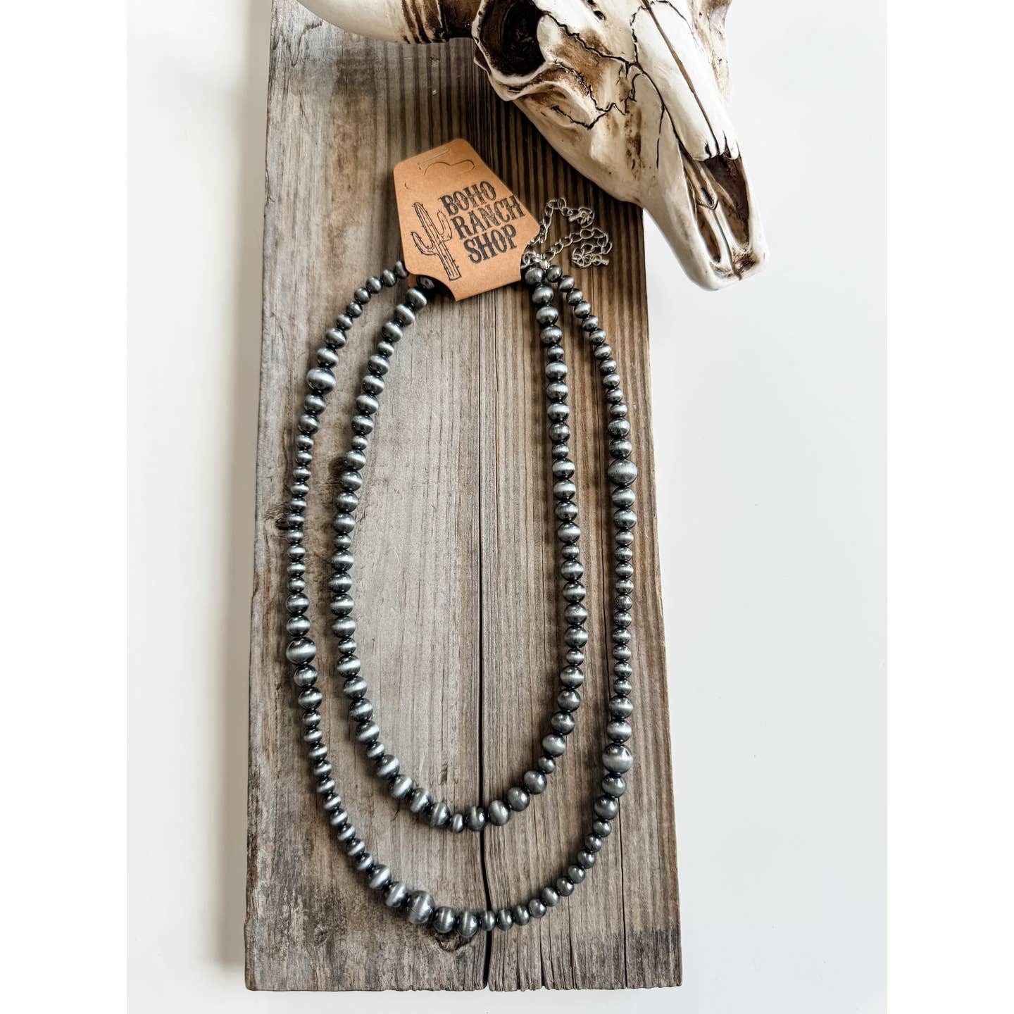 Preorder: Western 2 Layer Navajo Style Pearl Necklace