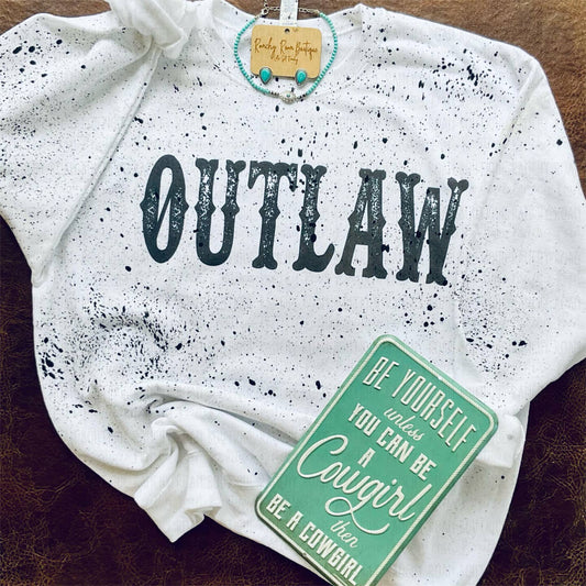 Preorder: Outlaw Distressed Western Sweatshirt