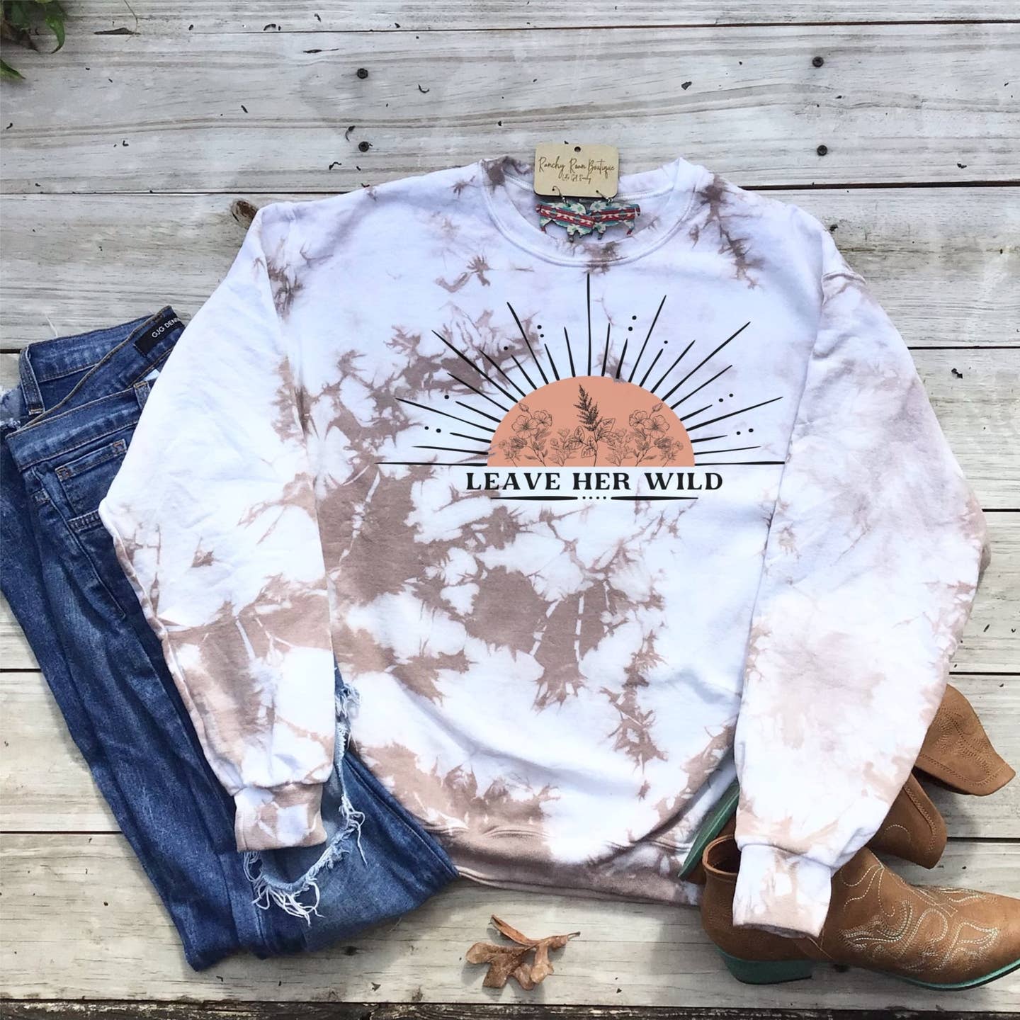 Preorder: Leave Her Wild Desert Sweatshirt