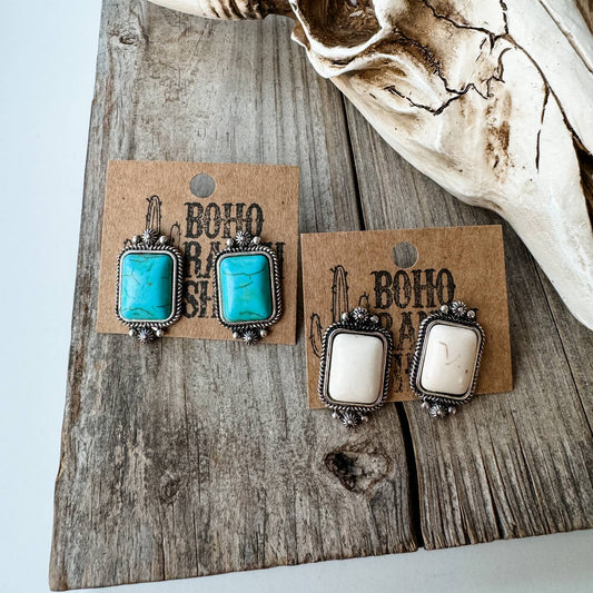 Preorder: Rectangle Stone Studs