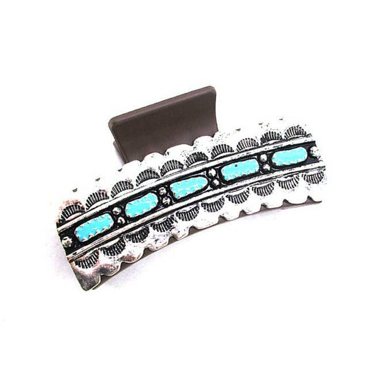 PREORDER Turquoise Casting Claw Clip