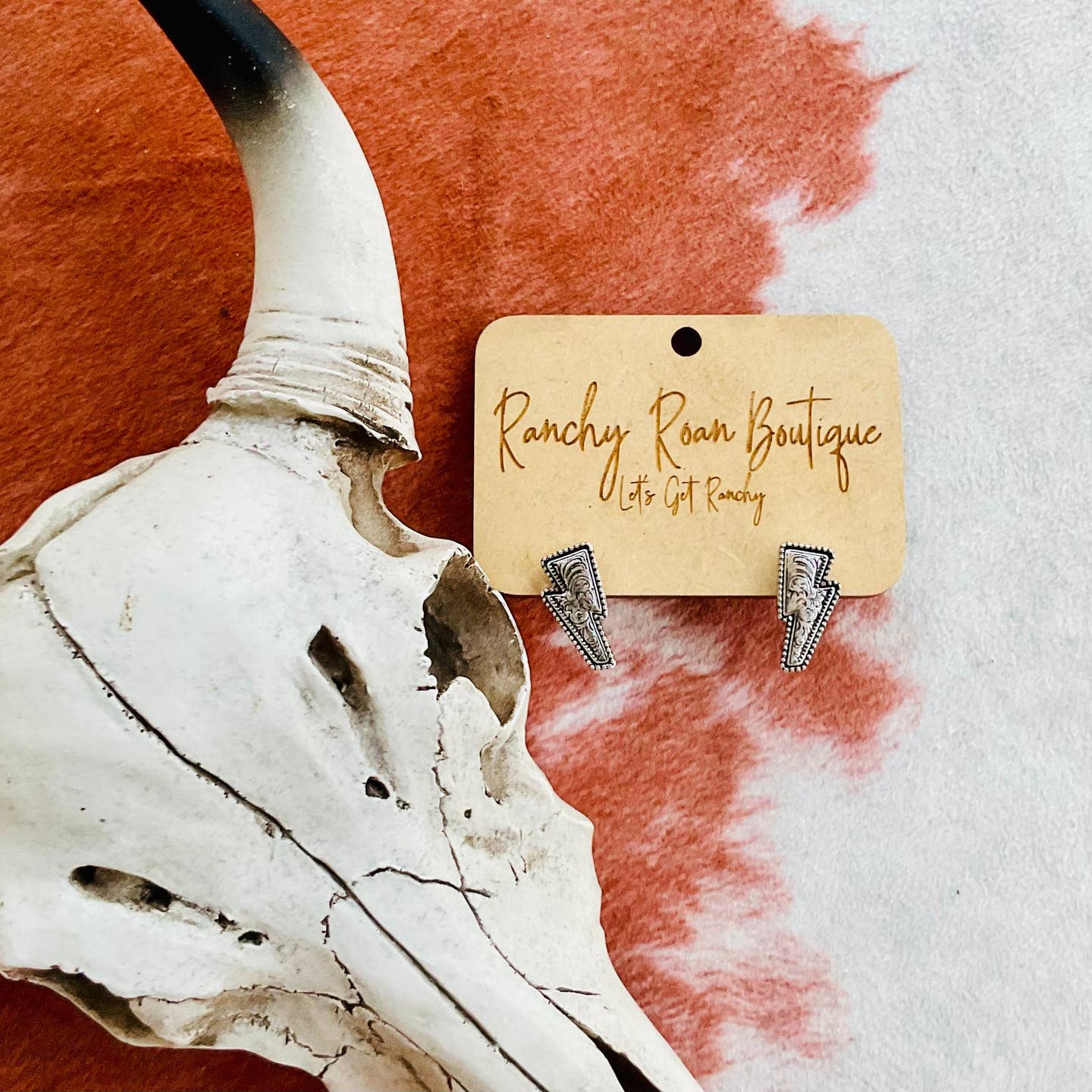 Preorder: Western Dainty Thunder Stud Earrings