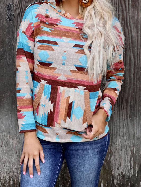 PREORDER Aztec Long Sleeve Hoodie