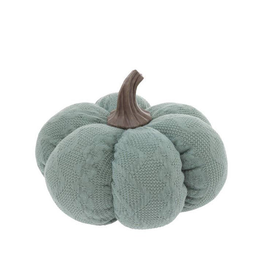 8" Plush Aqua Blue Pumpkin