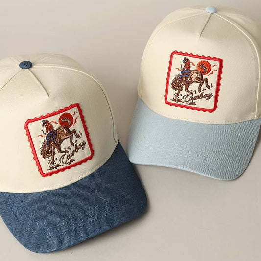 Denim Cowboy Hat