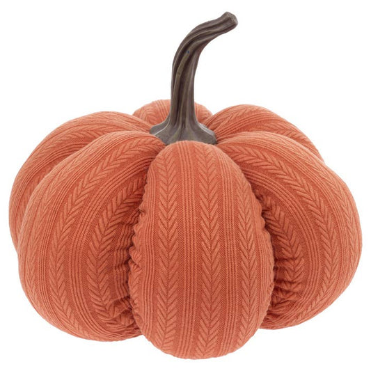 11" Plush Terracotta Pumpkin