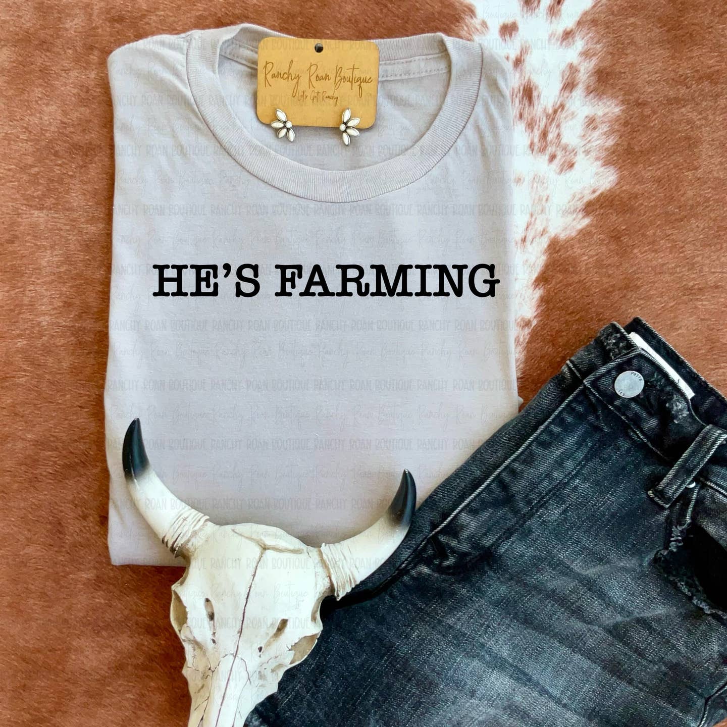Preorder: He's Farming/Ranching/Hunting Tee