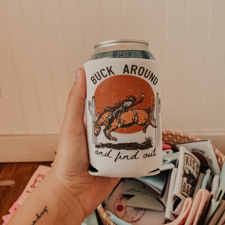 Buck Around Can Cooler
