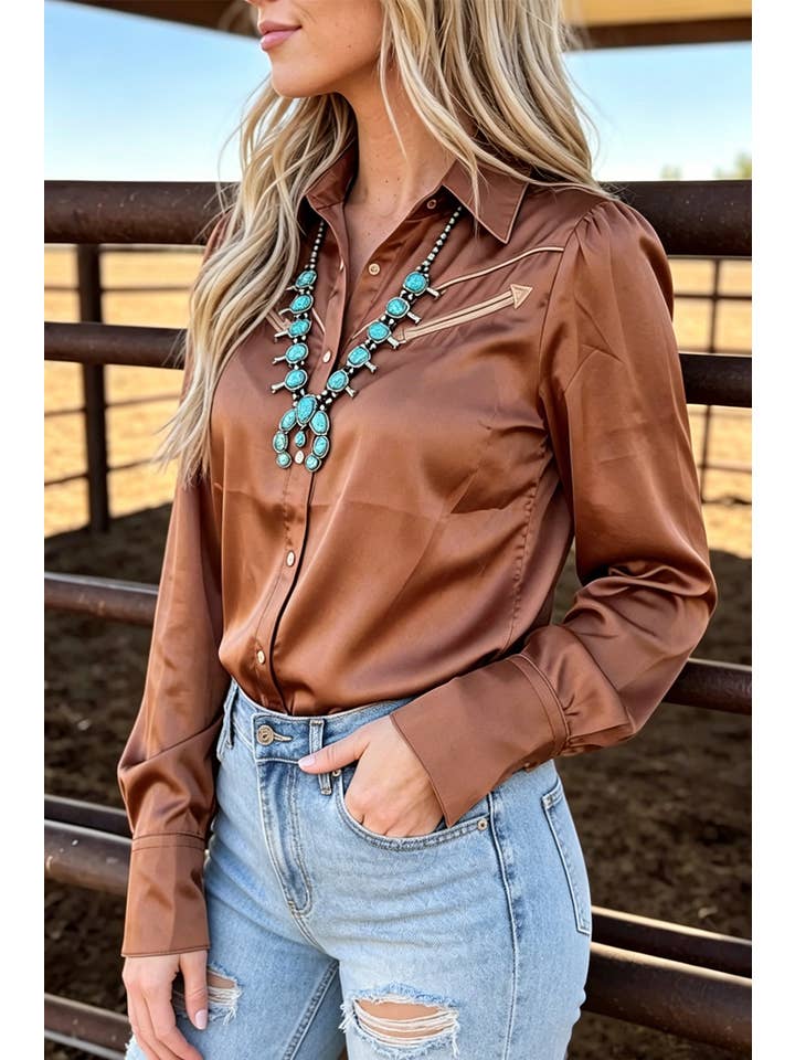 Preorder: Western Pearl Snap Shirt