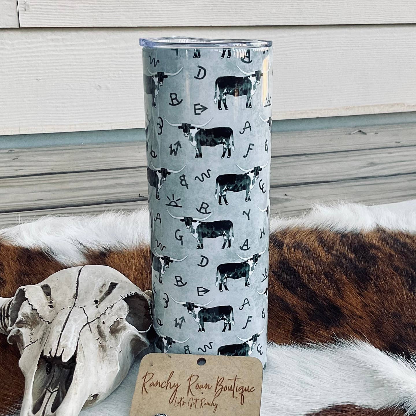 Preorder: Cattle Brand 20oz Skinny Tumbler