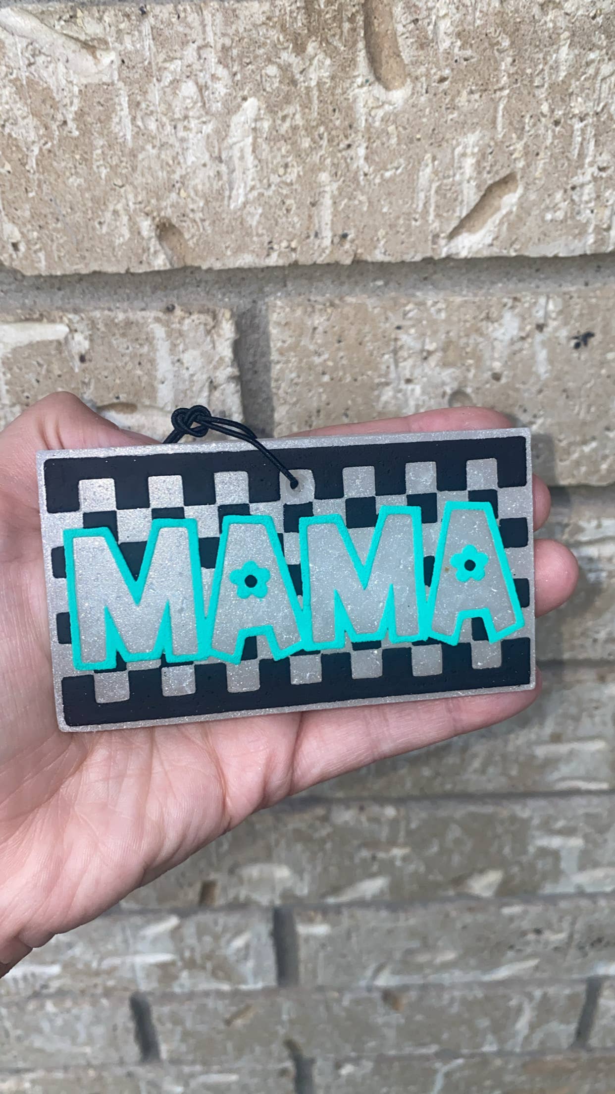 Checkered Mama Freshie