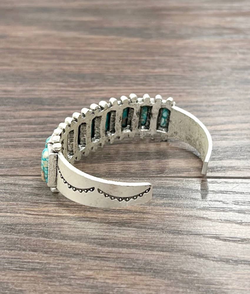 711419, Gemstone Cuff Bracelet