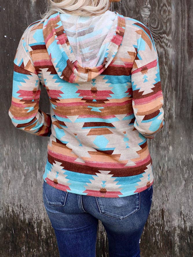 PREORDER Aztec Long Sleeve Hoodie