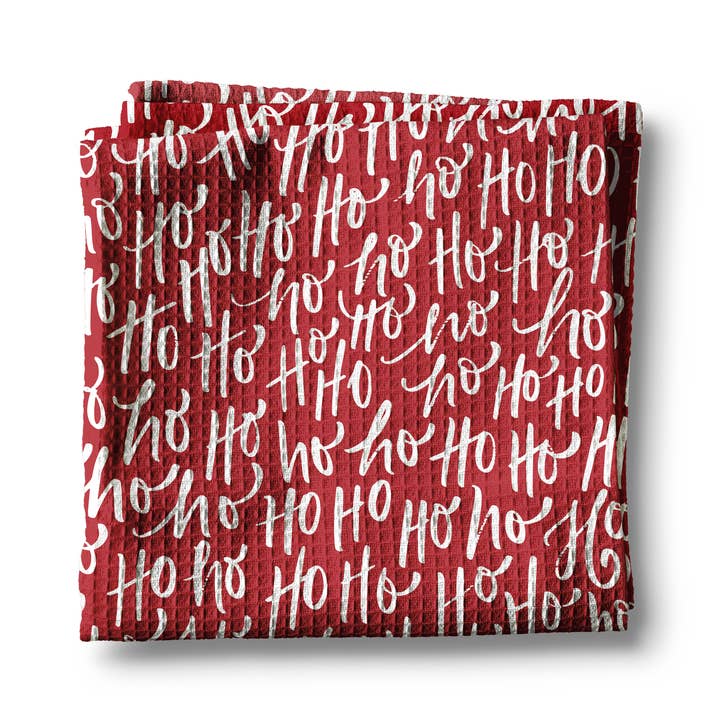 Christmas Waffle Towels
