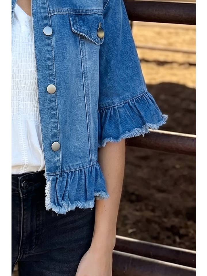 Preorder: Western Denim Jacket